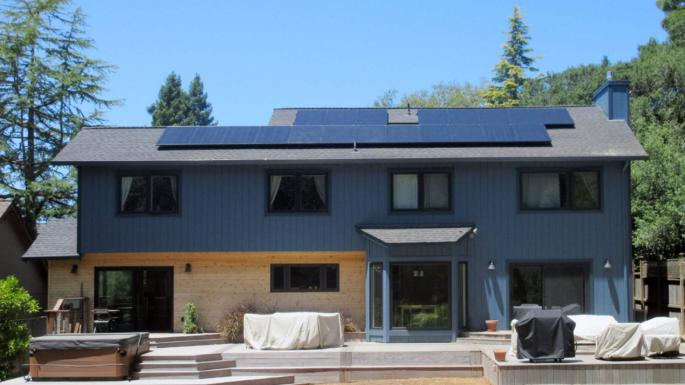 Residential rooftop solar panels